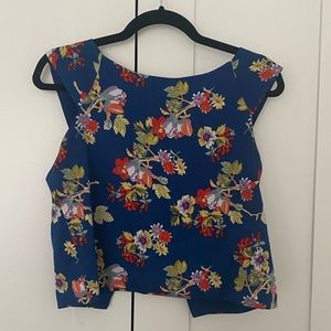 Walter Baker Floral Crop Top